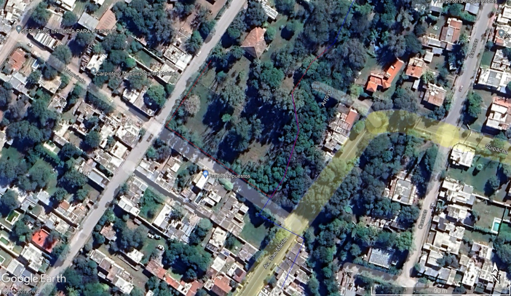 VILLA ALLENDE - 2.700 m2 - para NUEVE UNIDADES - LUZ, AGUA Y GAS NATURAL 